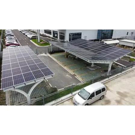 Połączona ze sobą wiata solarna